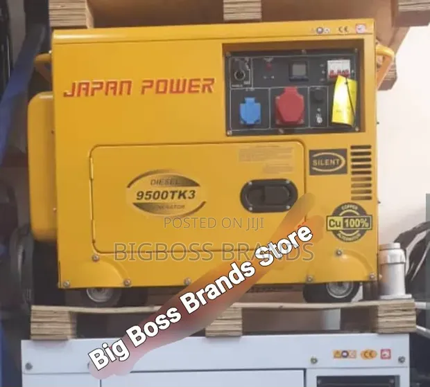 Japan Power Silent Diesel Generator 9.0kW (10500T) - 1