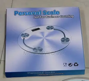 Round Digital Bathroom Scale - 180kg Max