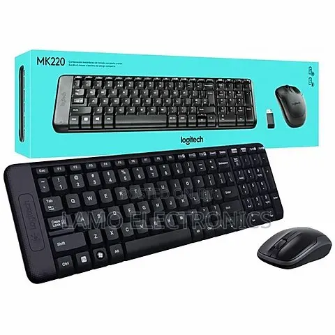 Logitech MK220 Original Wireless Keyboard and Mouse Combo - 1