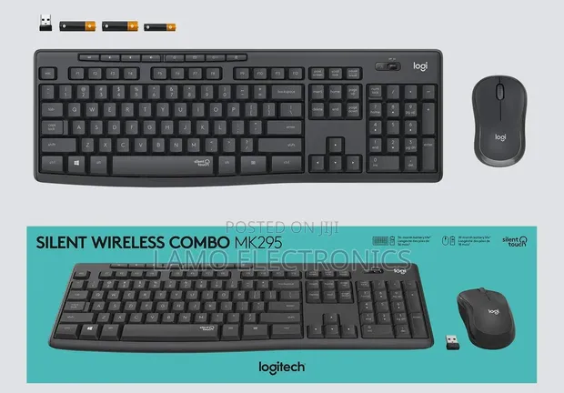 Logitech MK295 Silent Touch Wireless Keyboard & Mouse Combo - 1