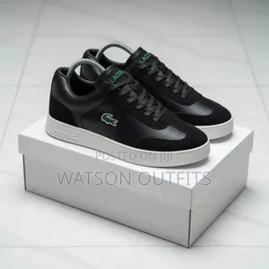 Viatu vya Wanaume Lacoste vya Ngozi vya Kawaida - Vipya Kabisa
