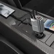 Porodo 111W Car Charger with Retractable Lightning & Type-C Cables - 4
