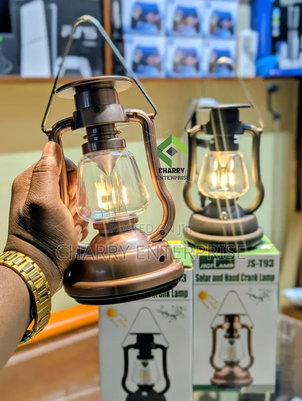 Modern Solar & Type-C Rechargeable Lamp - 1