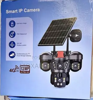 Smart 4G Solar Triple-Lens IP Security Camera