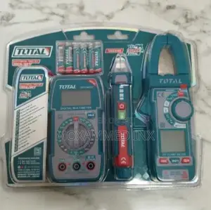 Total Tools 3-Piece Electrical Test Kit with Multimeter