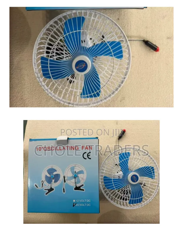 10-Inch Portable Oscillating Fan (24V DC) - 1