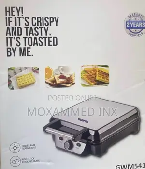 Geepas 4-Slice Waffle Maker GWM5417