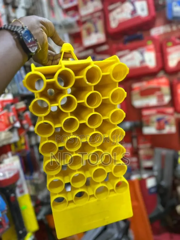 Yellow Wheel Chock - Round Type (45x20x25cm) - 1