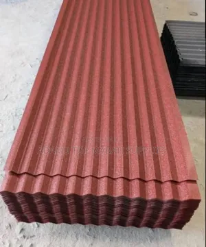 Rough Corrugated Roofing Sheets - Brick Red