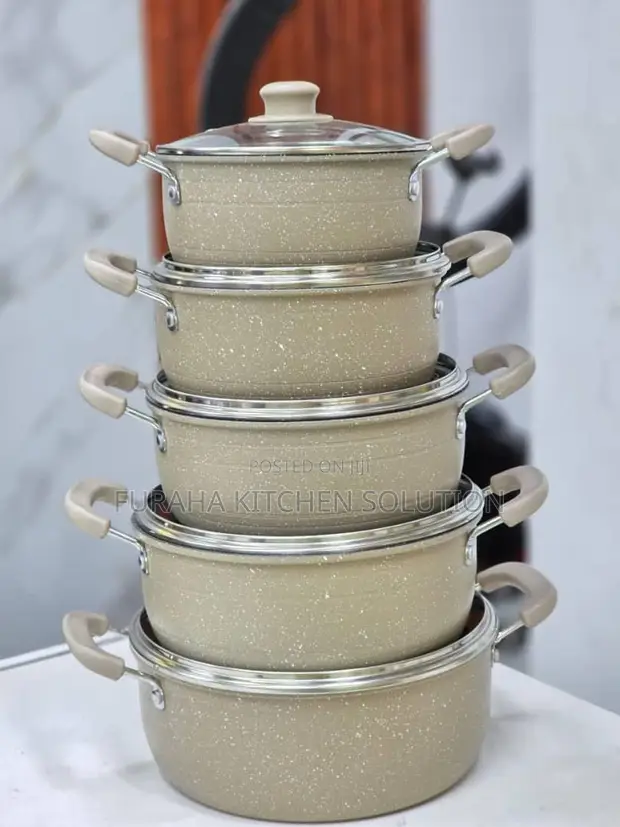 Royalty Non-Stick Sufuria Set (5pcs) - 1