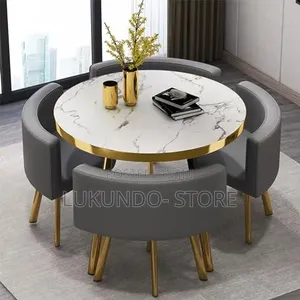 Round Dining Table Set (4 Seater)