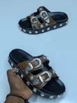 Louis Vuitton Men's Leather Sandals - 1