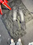 Nguo za Jinzi za Balenciaga Wide Leg - 5