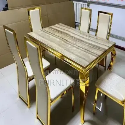 Skyline Furniture Dining Table with 6 Chairs - 1