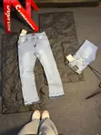 Fashion Nova Jeans Zilizopanuka za Wanaume - 4