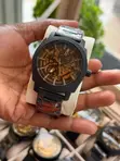 Fossil Watch Ya Wanaume Chuma na Mkanda wa Ngozi - 2