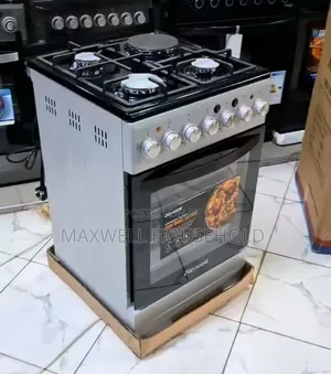 Free Standing Cooker - 4 Burners (3 Gas, 1 Electric)