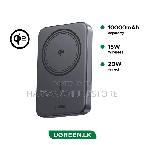 Ugreen 10000mAh 20W Qi2 Magnetic Wireless Power Bank - PB763 - 1