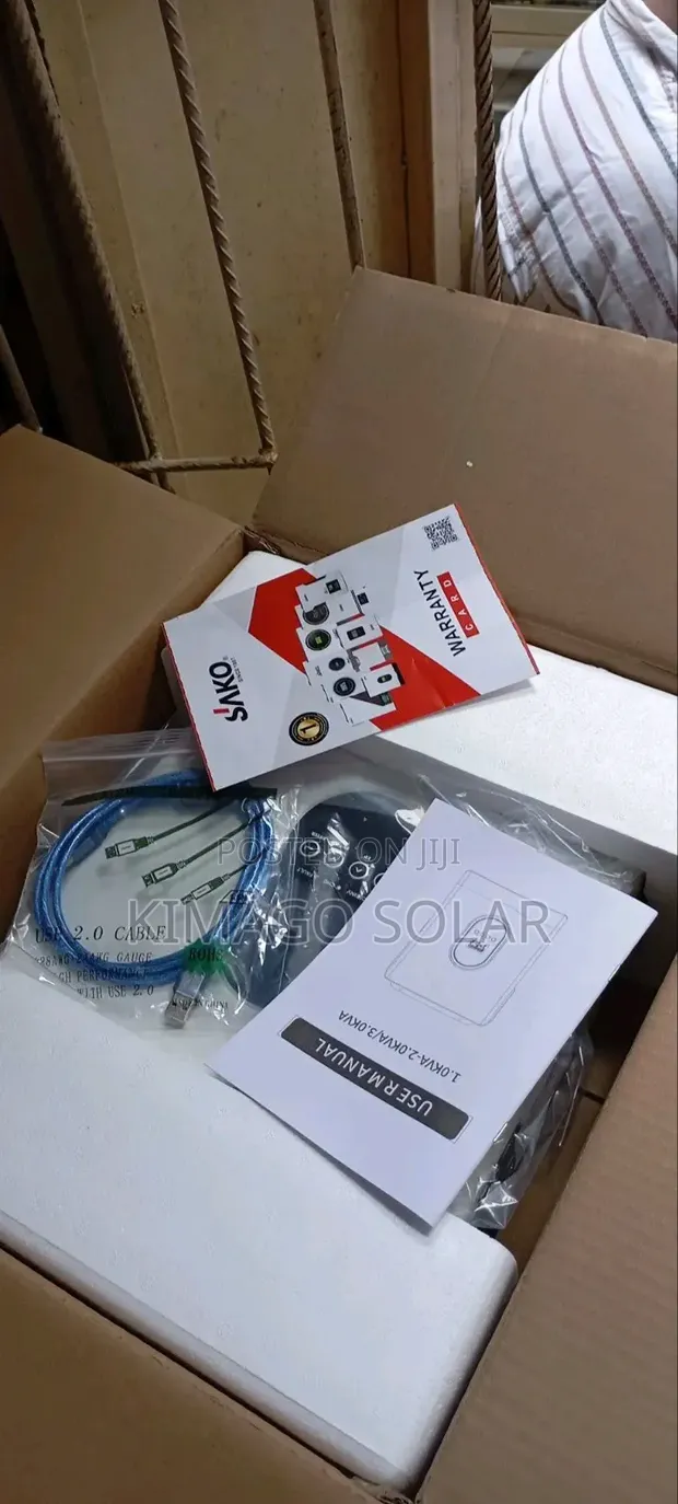 E-Sun Solar Inverter 1kva 850w MPPT 40A - 1 Year Warranty - 1