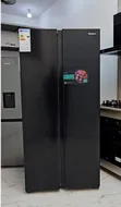 Hisense Side-by-Side Refrigerator 428L Black - 1