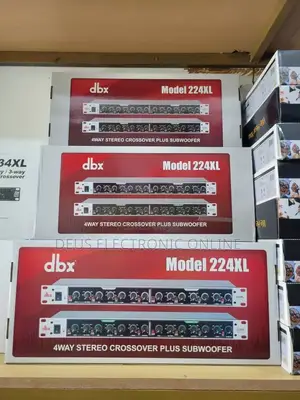 DBX 4-Way Stereo Crossover na Subwoofer