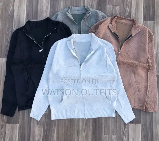 Men's Stylish Zip-Up Sweaters - 1