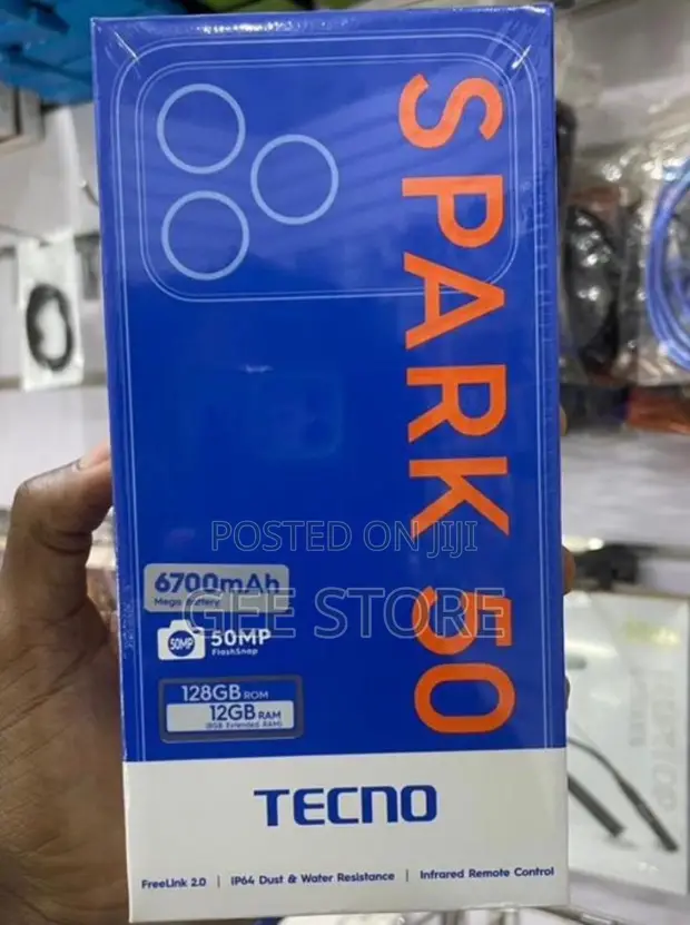 New Tecno Spark 50 128GB Black - 1