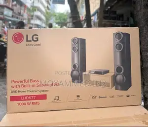 LG LHD677 1000W DVD Home Theater System with Subwoofers