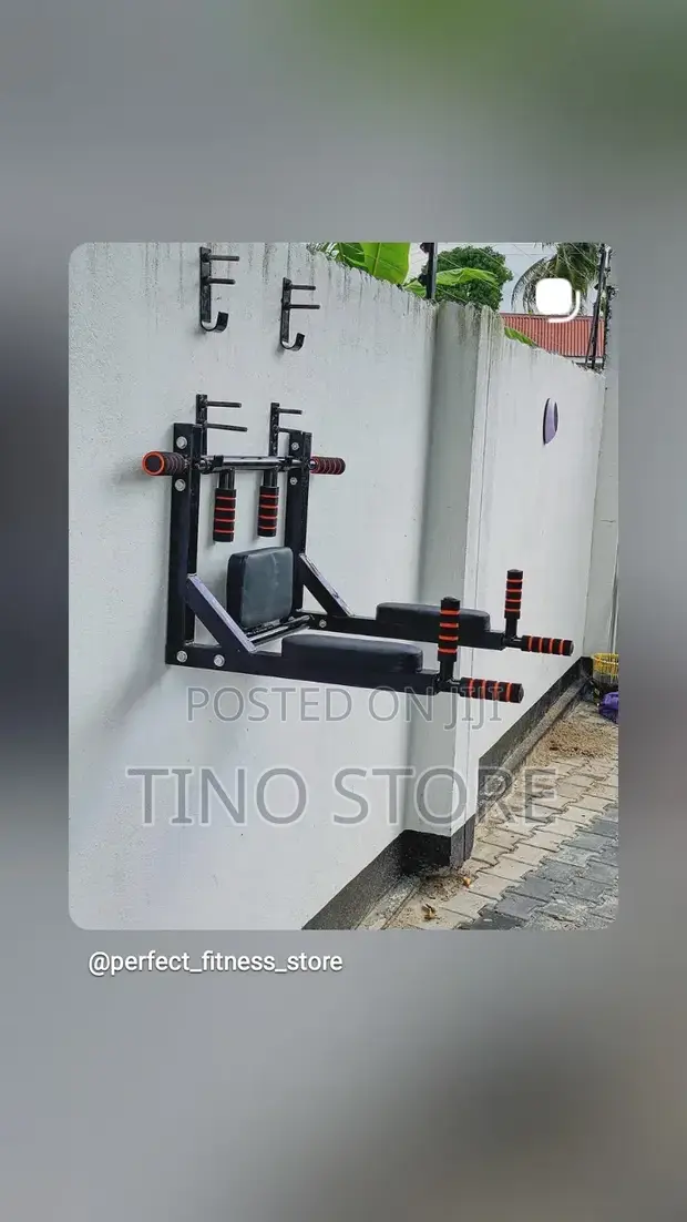 Bodyfit 2-in-1 Pull-up Dip Station - 1