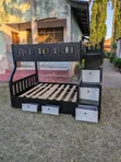Double Decker Bed with Drawers and Ladder - 3