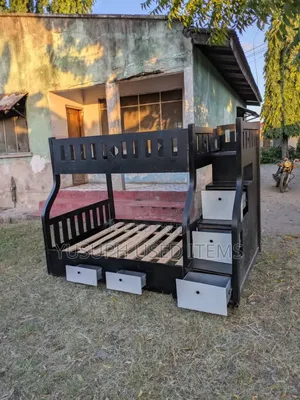 Double Decker Bed with Drawers and Ladder