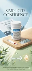 Yasee Blood Sugar Test Strips (50 Strips) - 1