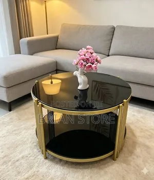 Round Coffee Table - Marble Top
