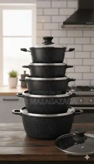 Hot Chef 5-Piece Non-Stick Cookware Set