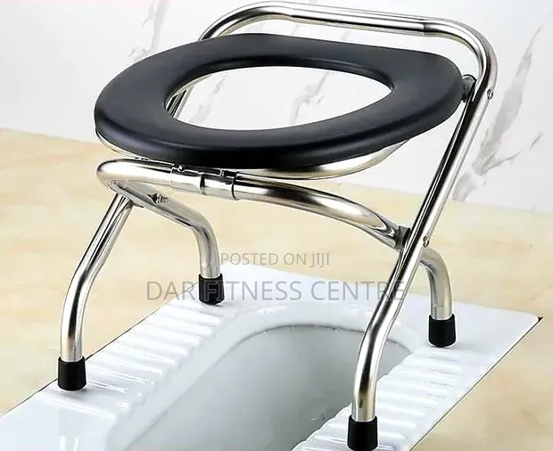 A&S Stainless Steel Portable Toilet Support - 1
