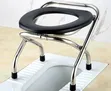 A&S Stainless Steel Portable Toilet Support - 1