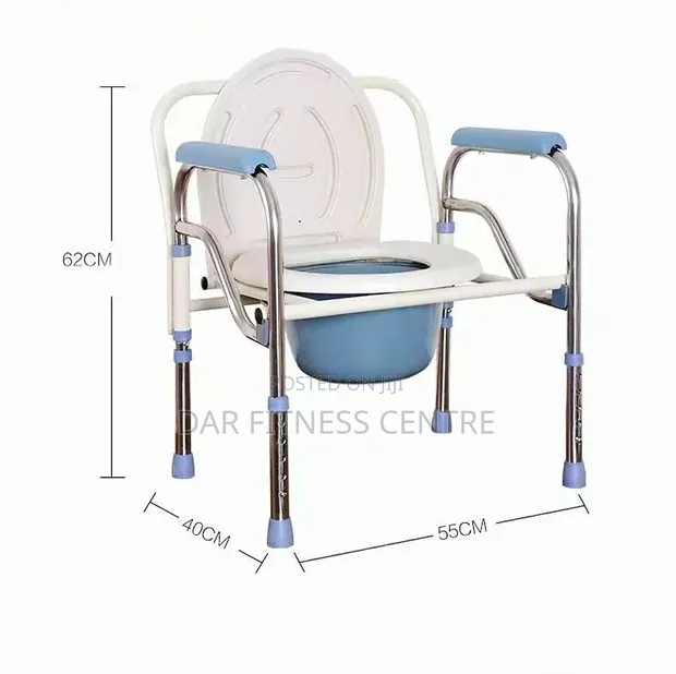 Elderly Foldable Commode Chair - 1