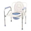 Elderly Foldable Commode Chair - 3