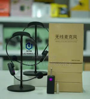 Professional Wireless Headset Microphones Double Set