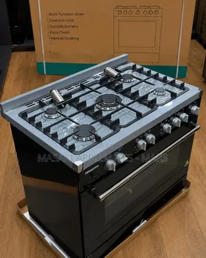 New Hisense Gas Cooker HFS90GA5EBL
