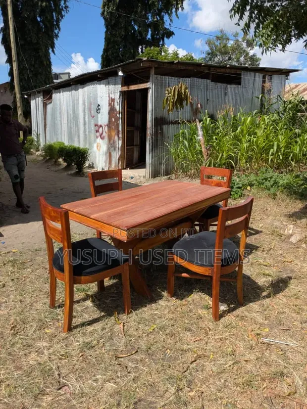 Mninga Dining Table with 4 Chairs - 1
