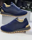 Brunello Cucinelli Men's Leather Sneakers - 2
