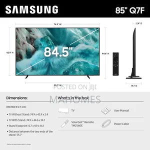 Samsung 85" QLED 4K Smart TV (Model 85Q7F)