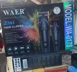 Waer Professional 2-in-1 Rechargeable Hair Clipper & Trimmer WA-0178 - 1