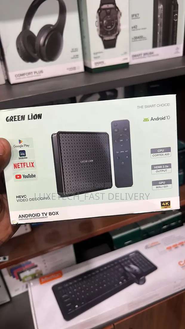 Green Lion Android TV Box 4K (GL-TV5) - 1