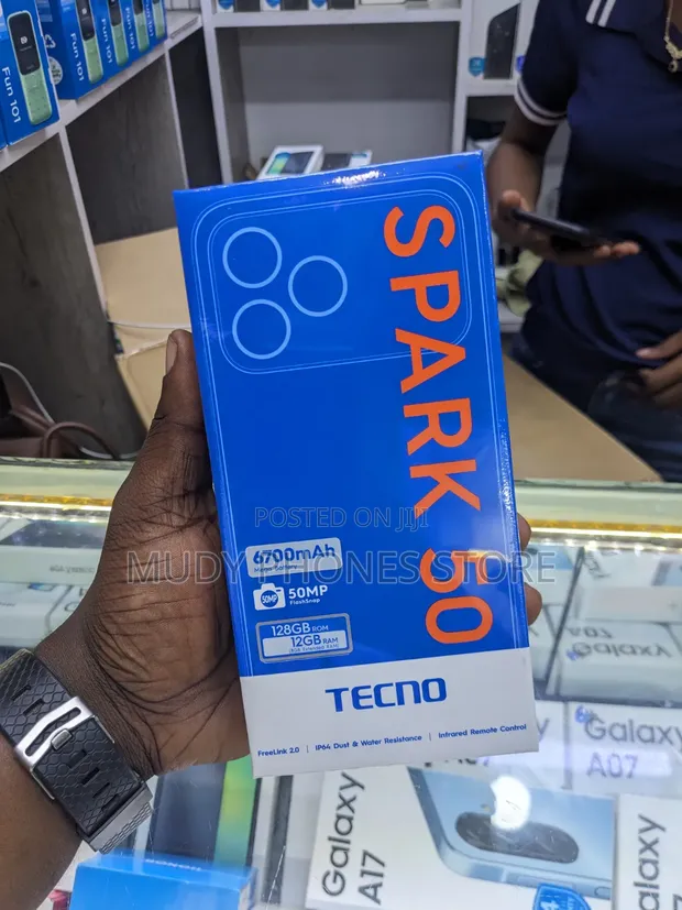 New Tecno Spark 50 128GB Black - 1