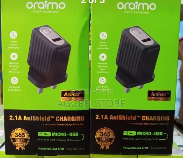 Oraimo Powershield C18 18W Fast Charging Kit with Type-C Cable - 1