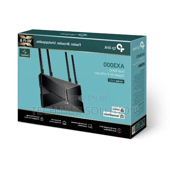 TP-Link Archer AX53 AX3000 Dual-Band Wi-Fi 6 Router - 1