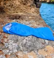 Light Blue Sleeping Bag - 1