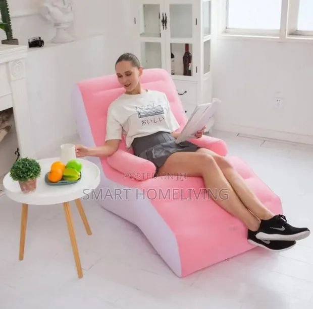Brand New S-Shape Inflatable Sofa with Electric Pump - 1
